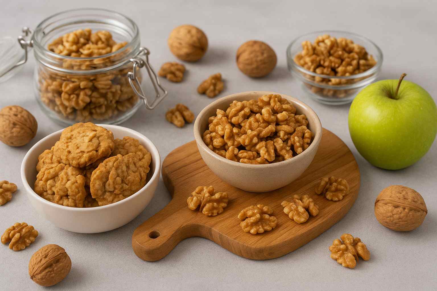 میان وعده با گردو